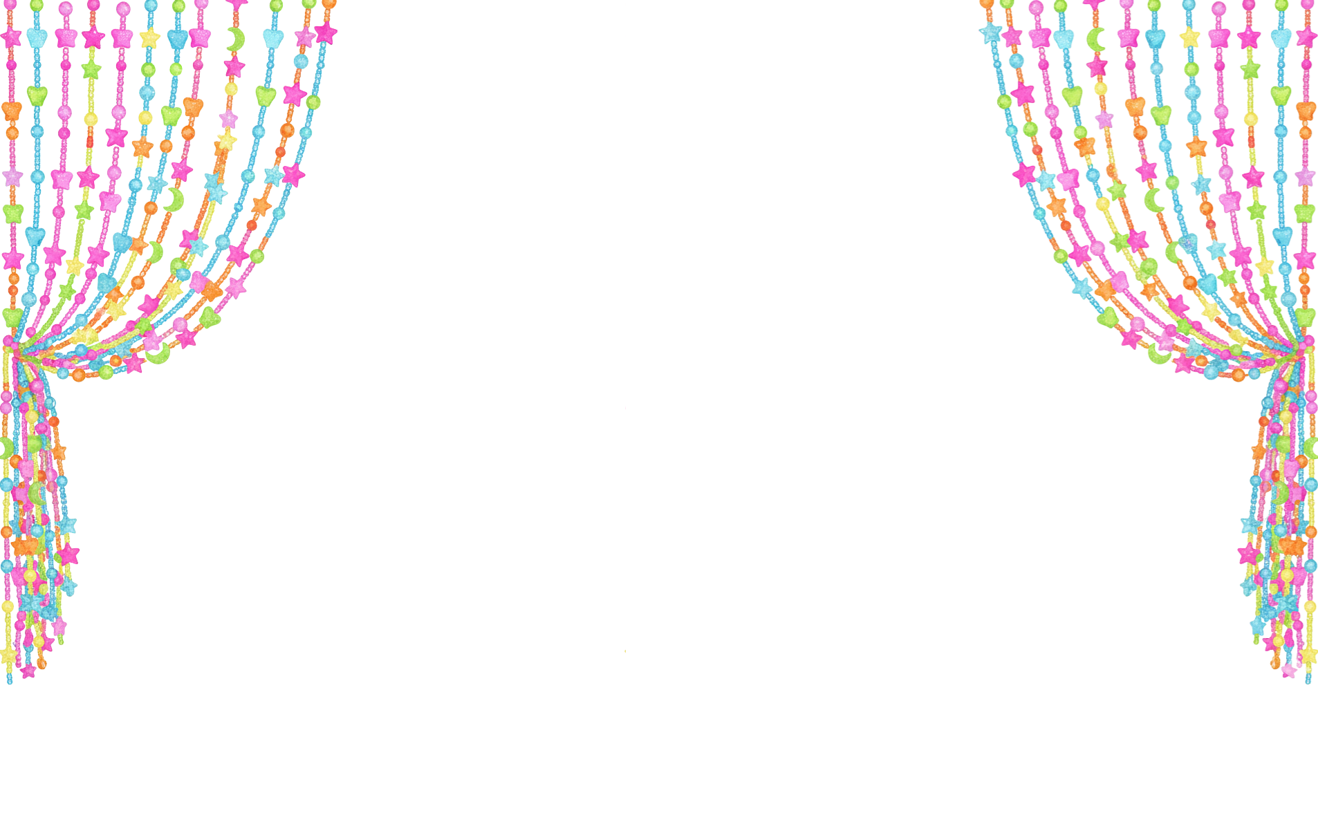 Y2K beaded curtain overlay